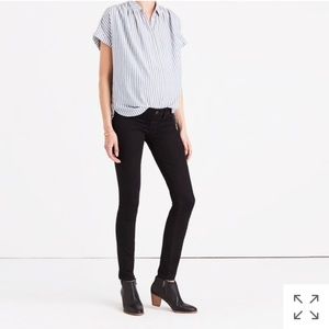 Madewell Maternity Black Skinnh Jeans